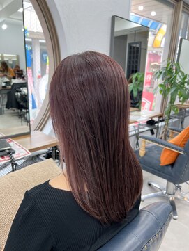 クラン 六甲道(Chlan) インナーカラー☆ピンクラベンダー