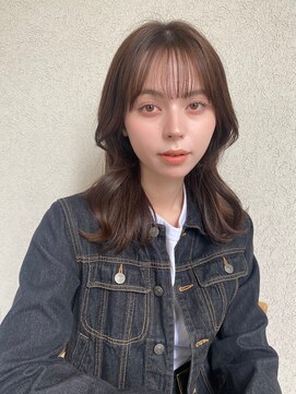 ガーデン オオタカノモリ(garden otakanomori) くびれレイヤーミディ/韓国ヘア/ブリーチなしショコラブラウン