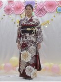 2025年成人式振袖着付