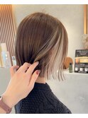 ボブカット/顔まわり/韓国風/髪質改善トリートメント/
