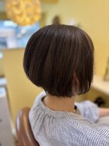 ヘアーデザイン モモ(Hair Design MoMO)&nbsp;パールグレージュショートボブ
