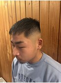 シャープウェットクロップ/スキンフェード