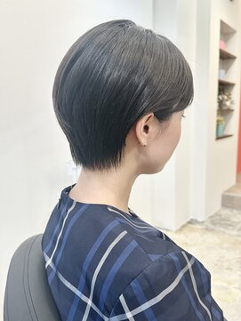 リグリー(regree) 大人ショート黒髪マッシュショートハンサムショート前髪長め