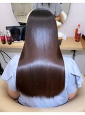 艶とまとまりの美髪矯正ストレート