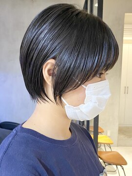 エリマバイフィフス 調布(elima by fifth) ショートボブレイヤーミディアム切りっぱなしボブレイヤー調布