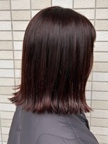 アルファ 我孫子店(alpha) ピンクブラウン/切りっぱなし/ピンク/外はね/髪質改善/我孫子