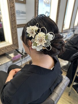 コワファースト 大分(COIFF1RST) 成人式前撮りヘアセット