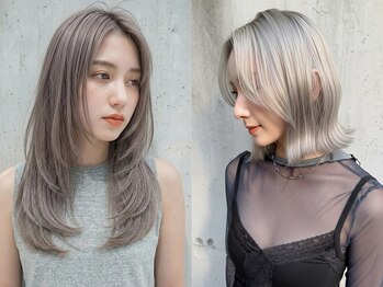 ヘアアンドスパ モーブ 世田谷(hair&SPA Mauve)の写真/【用賀】ケアブリーチで叶える圧倒的透明感。指通り滑らかな垢抜け髪に。[ブリーチ/ダブルカラー]