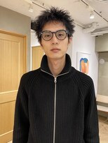 ローレン(LOREN)&nbsp;ベリーショート/ダークアッシュ/ニュアンスパーマ/韓国マッシュ
