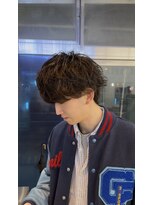 アンサー 千葉中央(UNSER prod by THE DAY)&nbsp;刈り上げセンターパート/ニュアンスパーマ