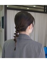 プランタン フォー ヘアー(printemps FOR HAIR)&nbsp;＿ヘアセット__タイトアレンジ＿個性的セット__