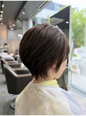 上品ナチュラルショートボブ