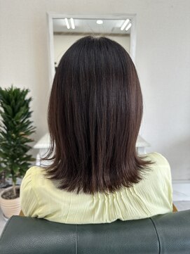 スタイルジャパン 美里店(style JAPAN) 外ハネ　髪質改善カラー+カット+髪質改善ケア