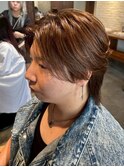 メンズマッシュショート/ネオウルフショート/シナモンベージュ