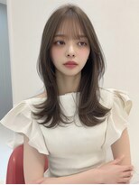 レア 銀座(Le'a)&nbsp;レイヤーカットハイレイヤー顔周りカット韓国風レイヤー髪質改善
