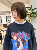 エミス バイ メルト 吉祥寺(emis by melt)&nbsp;【吉田】ボブブリーチなしダブルカラー顔周りレイヤー吉祥寺