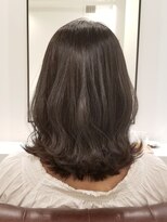 インビテーション(invitation) 暗髪でも透明感!ブルーアッシュ♪