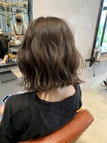 クルニエ(crenier)&nbsp;crenierで作る長めのボブ＠やわすけグレーブラウン●