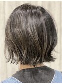 ハイライト×外ハネショート