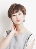  ボブ/カーキグレージュ/大人かわいい[恵比寿/恵比寿駅]