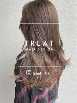 トリート 南行徳本店(TREAT) 極細ハイライト×シアグレージュ