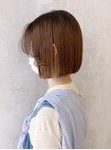 ラインボブ_くびれヘアビタミンカラーメルティカラー_ba339582