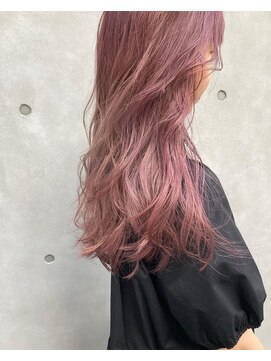 アリーズ シブヤ(ALLYS shibuya) ピンクグレージュ 大人ガーリー 抜け感