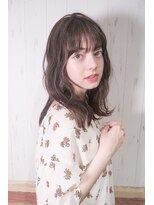 ティアラ 桜木町(TIARA)&nbsp;中条あやめ風セミロング/シークレットハイライト/20代30代