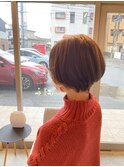 tuuli☆30代40代ペールベージュ切りっぱなしショート　61
