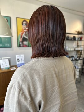 ムニ(MUNI) ブラッドオレンジ×ボブ！