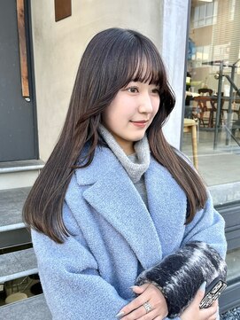 ヘアー アイス 御器所本店(HAIR ICI) 20代30代40代シールナチュラル大人エクステブラウンカラー