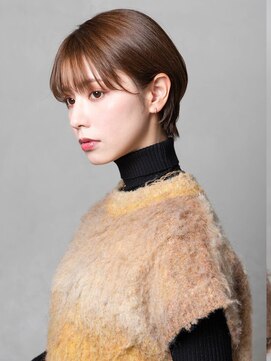 ジョイン ラックスビー 京都店(JOYN LUXBE) 大人ショートボブ丸みショートカットマッシュショート前髪あり