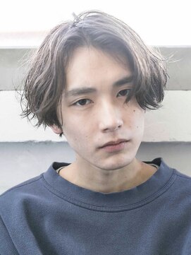 スー 渋谷(suu) メンズニュアンスパーマ波巻きスパイラルメンズパーマ