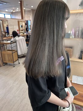 カノエ 山口矢原店(canoe) 艶髪/オリーブ/髪質改善縮毛矯正/髪質改善/韓国風/韓国ヘア