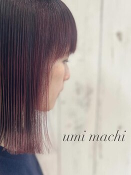 ウミマチ(umi machi)の写真/【一滴の奇跡◇OLAPLEX カット+TR ¥6050】将来の髪の健康まで考えた提案で長くお付き合いできるサロン＊