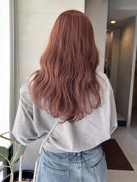 ヘアー アイス ルーチェ(HAIR ICI LUCE) ブリーチなしダブルカラー ピンクベージュ/ピンク/堀場