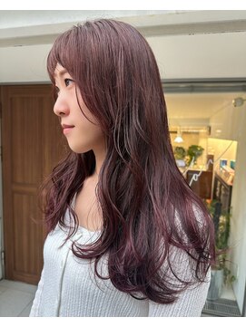 インビテーション(invitation) ロングレイヤー・ピンクブラウン・イルミナカラー