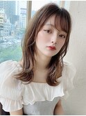 ☆小顔面長丸顔オルチャンヨシンモリミディアム前髪ありなし