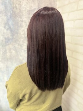 ジーナ 博多(Zina) ブリーチ無し☆艶感バイオレット