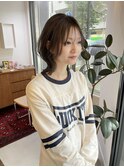 20代30代大人可愛い小顔ショート丸みボブウルフカット