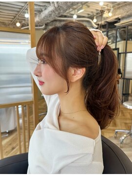 アリスバイアフロート 自由が丘(ALICe by AFLOAT) フェイスラインを綺麗に見せる顔まわりカット【自由が丘】