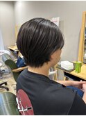 ヘアドネーション/ショート/ハンサムショート/丸みショート