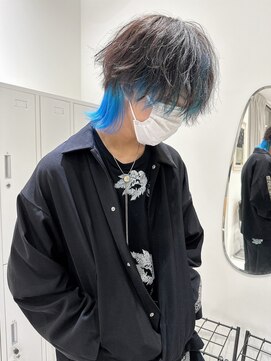 ジーナ 天神(Zina) マッシュウルフ/インナーカラー