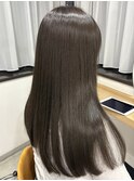 艶感グレージュ/艶髪/水素トリートメント/美髪/モテ髪/YU244