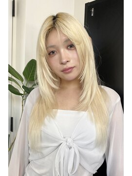 ロンドアンメゾン 原宿(Lond un Maison.) ハイブリーチ/韓国レイヤー/ハッシュカット/顔周りカット/韓国