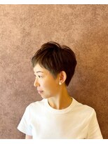 オンザベース(on the BASE) ベリーショート/フェイスフレーミング/白髪ぼかし/ハイライト