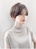 ♪大人可愛い30代40代50代小顔マッシュショートボブウルフカット