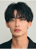 原宿シャドウパーマルーズパーマゆるめ波巻きパーマメンズカット