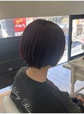 ダークレッド/ワインレッド/小顔/津田沼 /小川夏花