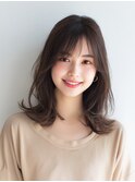 レイヤーカット/切りっぱなしボブ/エアリーロング